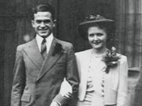 Wedding of Martha Georgina Fail and Richard Dua, 11th November 1944.